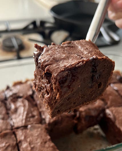 Baked Banana Brownies