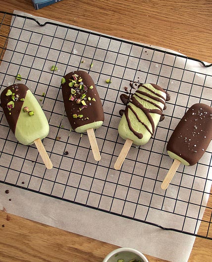 PISTACHIO ICE CREAM BARS
