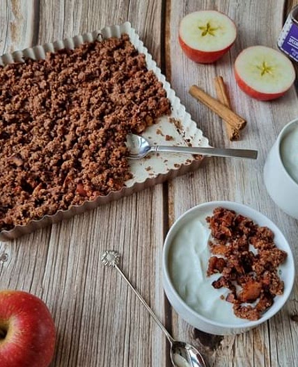 Appel speculaas crumble
