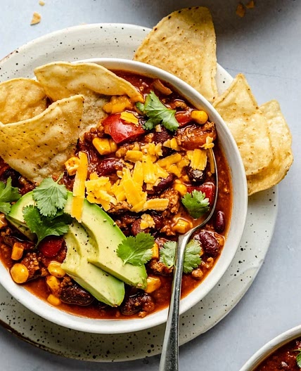 Healthy turkey chilli - good food prep recipe