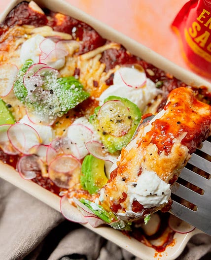 Sweet Potato Enchiladas