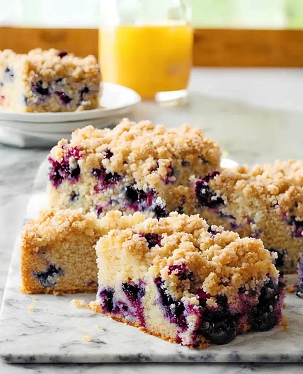 Blueberry Streusel Cake