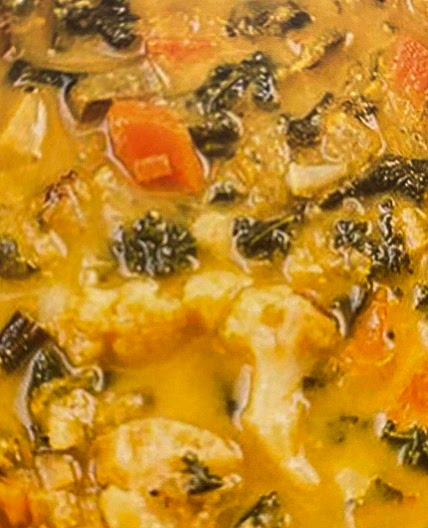 Golden Austrian Cauliflower Cream Soup