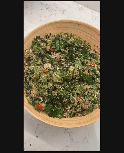 Italian quinoa skillet/salad 
