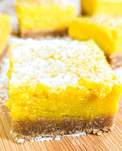 Vegan Lemon Bars (Gluten Free)