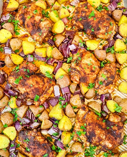 Sheet Pan Chicken Thighs