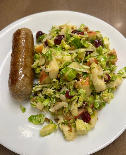 Shaved Brussel Sprouts Salad