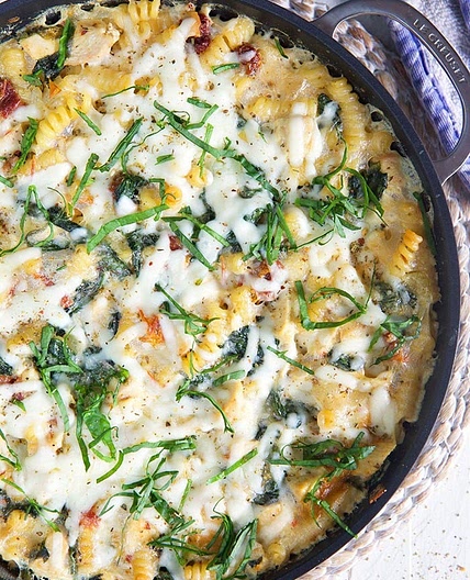 Baked Chicken Florentine Pasta