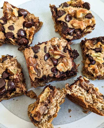 Choco-Nut Oatmeal Squares