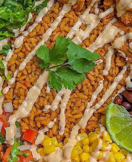 Chipotle Chicken Burrito Bowl by Aussie Fitness