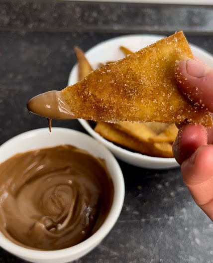 Cinnamon tortilla chips