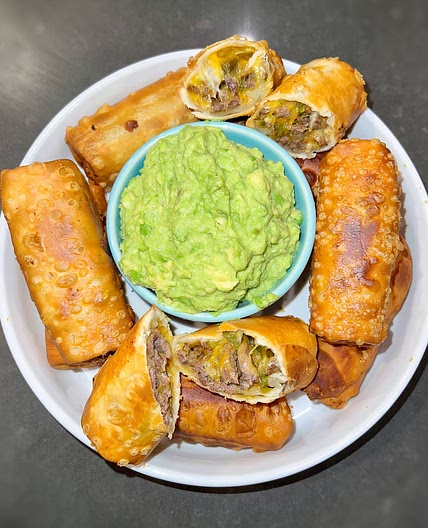 Steak Fajita Egg Rolls