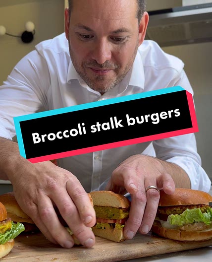 Broccoli Stalk burgers!!!
