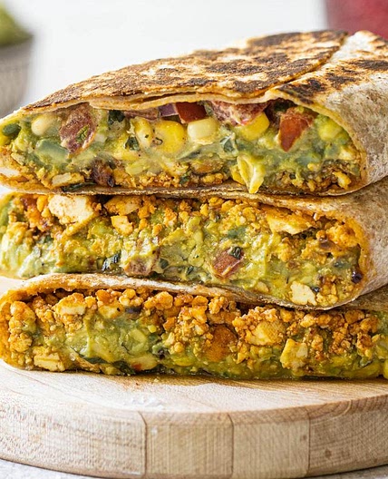 Burritos mexicains croustillants végé