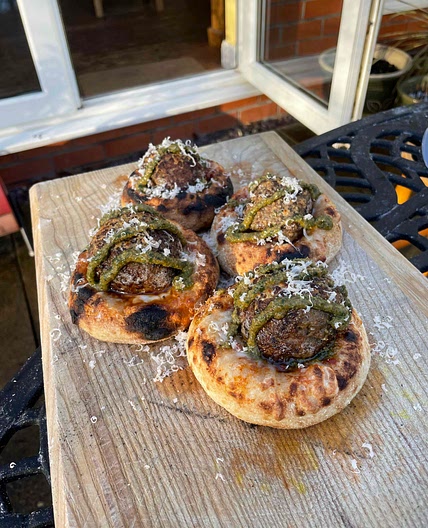 Meatball Pizzas