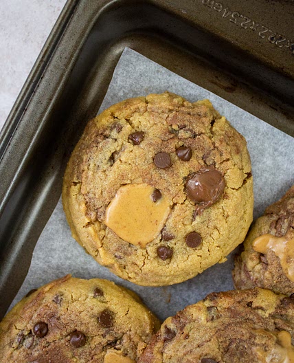 Peanut Butter Nutella Cookies