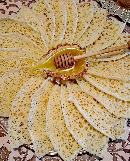 Crêpe à milles trous ( Baghrir)