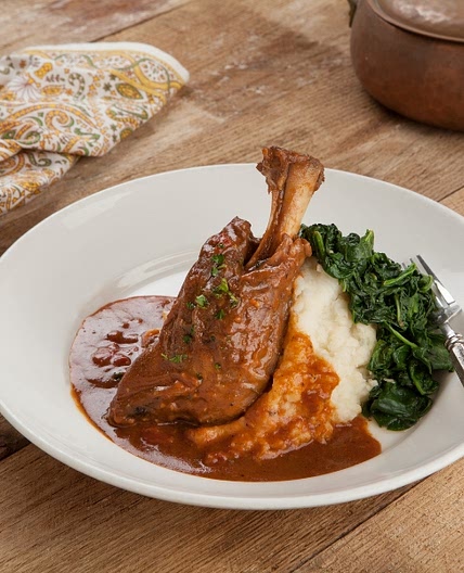 Grandma’s Lamb Shanks in a Wine Sauce