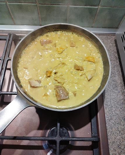 Seitan al latte di cocco e spezie