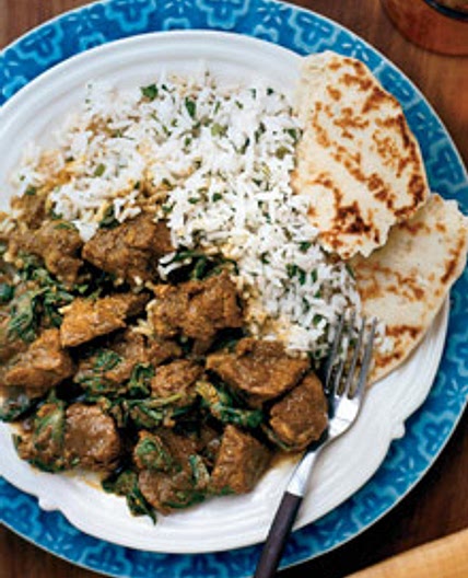 For the Crock-Pot: Indian Lamb and Spinach Curry
