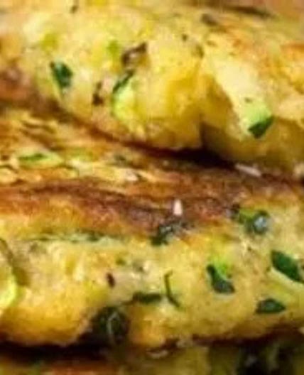 Galettes de courgettes au fromage frais