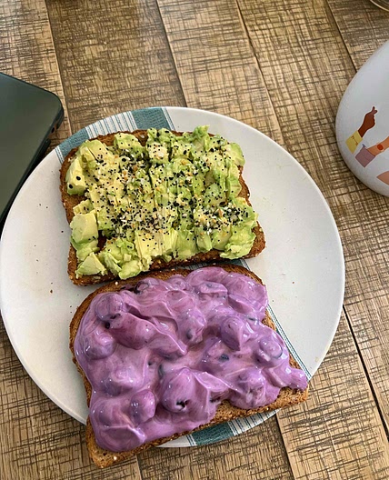 Sweet and savory toast
