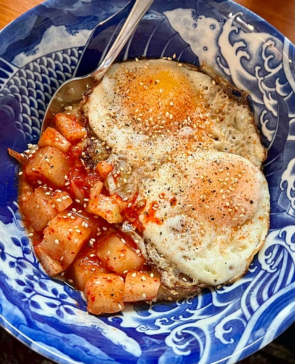 Korean savory oats