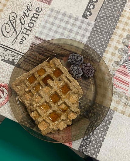 Healthy cinnamon waffel recipe