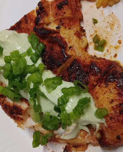Blackened Chicken w/ Avocado Cream