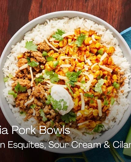 Taqueria Pork Bowls