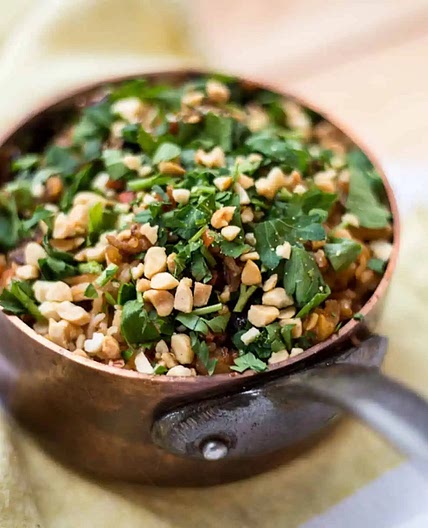 Jeweled vegetarian rice plov, or why you can't put a broken dish back together