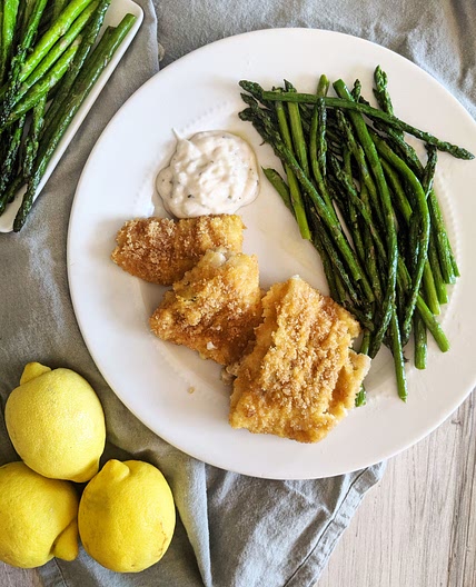 Keto Air Fryer Breaded Cod