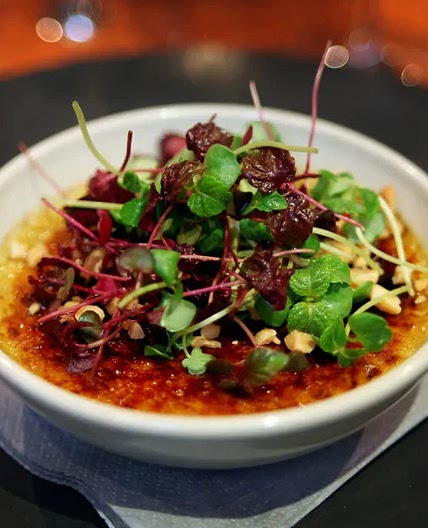 Crème brûlée de foie gras aux cacahuètes