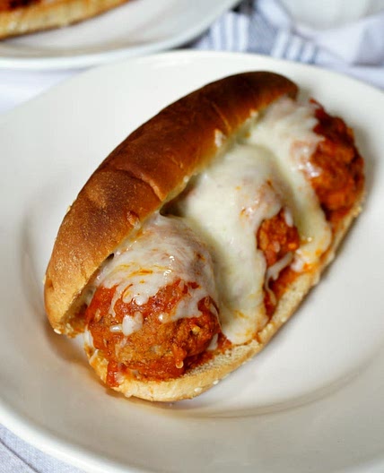 Cheesy Meatball Subs