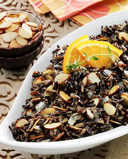 Wild Rice And Toasted Almond Pilaf