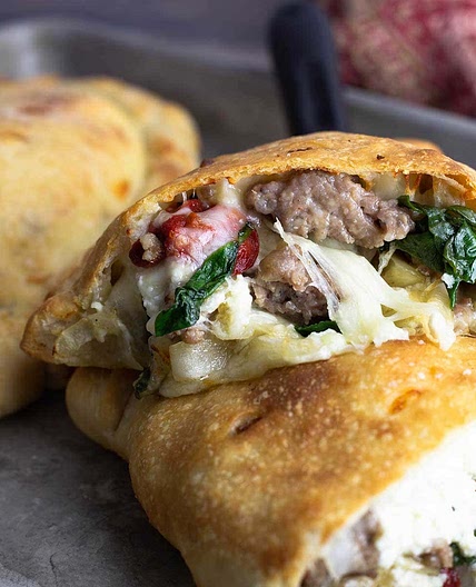 Air Fryer Calzone