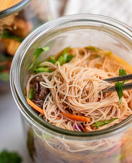 Homemade Peanut Miso Instant Noodles