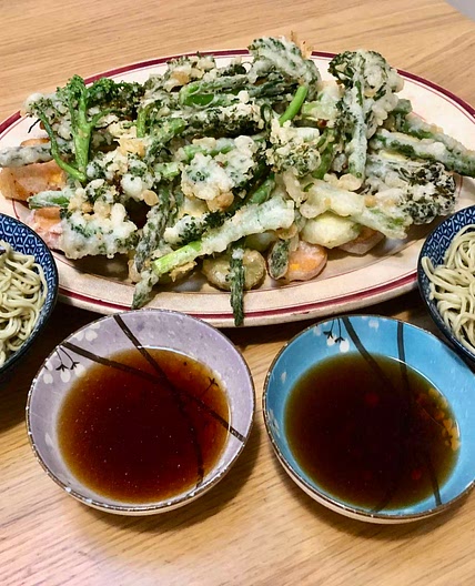 66. Zaru Soba with Tempura Vegetables