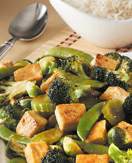 Vegetable Stir-Fry with Tofu or Chicken