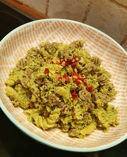 Broccoli pesto pasta