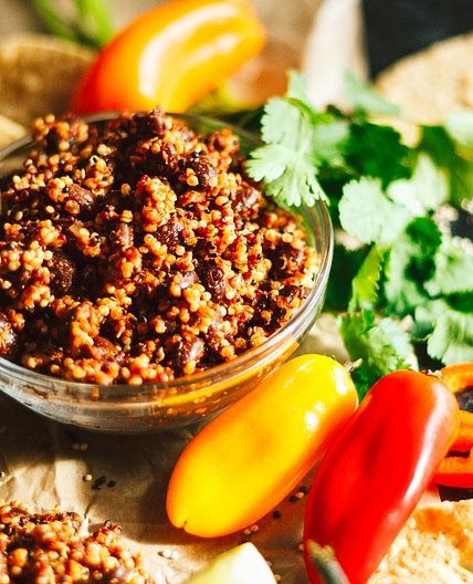 Quinoa Black Bean Taco Meat