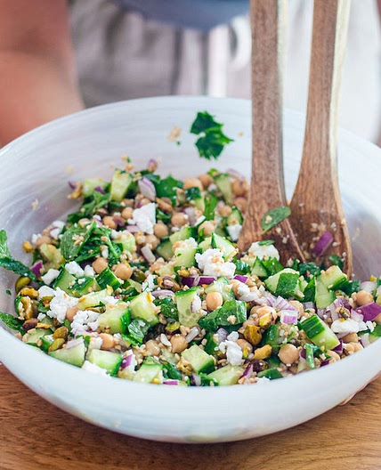 BULGUR & CHICKPEA SALAD 🥗 🥒🫘