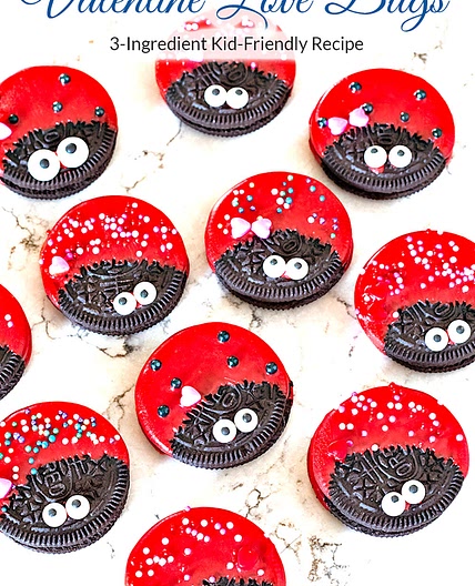 Oreo Cookie Recipe, Valentine Love Bugs
