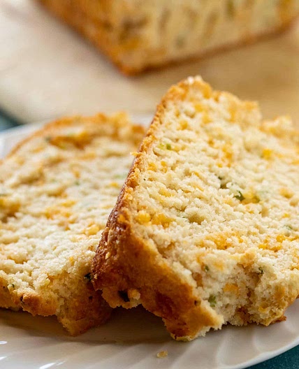 One Bowl Beer Bread with Cheddar and Chives