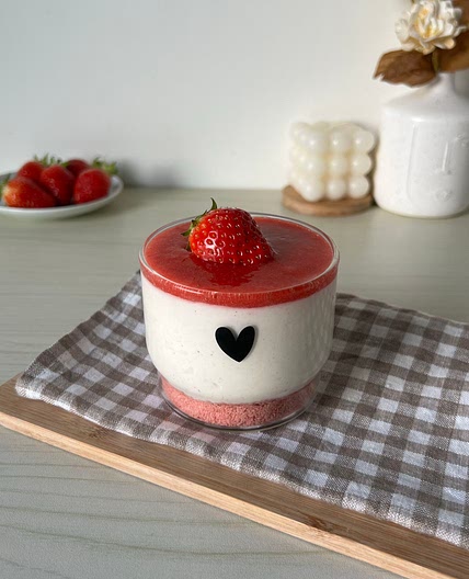 No bake strawberry cheesecake 🍓