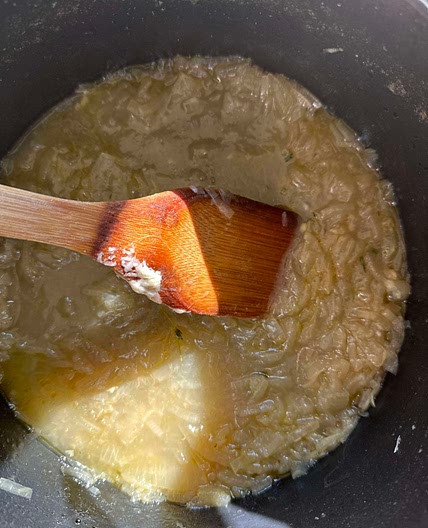 Onion Soup with Pecorino Toast