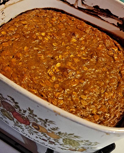Baked pumpkin oatmeal