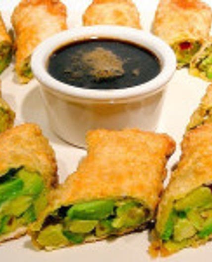 BJ's Restaurant and Brewhouse Avocado Egg Rolls