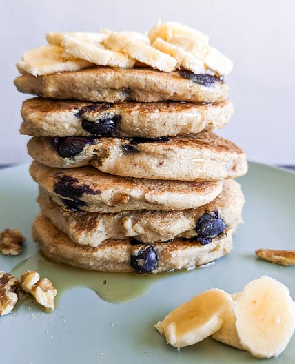 Blueberry Walnut Pancakes