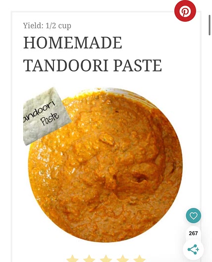Tandoori paste 